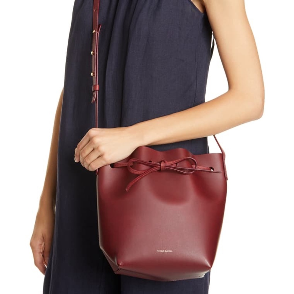 MANSUR GAVRIEL Mini Leather Bucket Bag